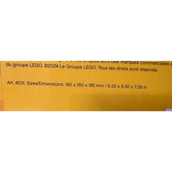 NIB Lego Halloween Pumpkin Storage Head - Small - Picture 5 of 5